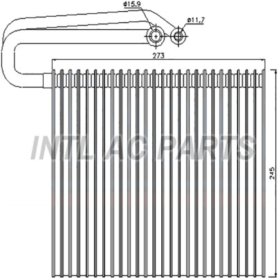 car AC Evaporator coil For CADILLAC BLS (06-0) 6845622 77363730