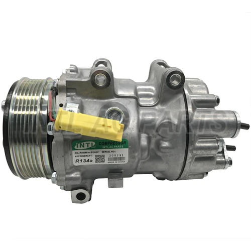 9686061980 6453TA 9659749480 Car ac compressor for Fiat scudo Citroen C8 Jumpy Peugeot Expert Sanden sd7V16