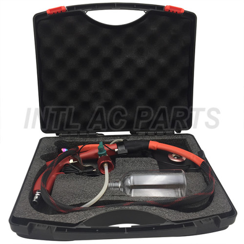 Auto AC Pulsing Cooling System Flush Gun with case, USB port with visibility