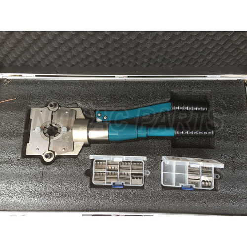 Hydraulic Pipe Crimping Tools Manual Kit Copper Pipe Pressure Clamp + Case