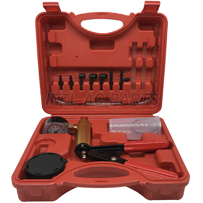 Hand Held Vacuum Pump Brake Bleeder Kit Vacuum Tester Set 