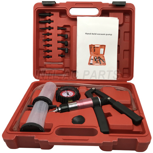 New Car Hand-Held Vacuum Pressure Pump Tester Kit Brake Fluid Bleeder with Box good quality