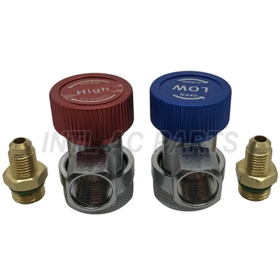 Hvac tool Quick Coupler Connector M12x1.5&1/4SAE Refrigent R134a good quality