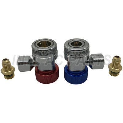 Hvac tool Quick Coupler Connector M12x1.5&1/4SAE Refrigent R134a good quality