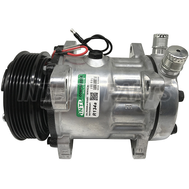 SD 7H15 UNIVERSAL auto ac Compressor pump w/clutch For Ford New Holland ...