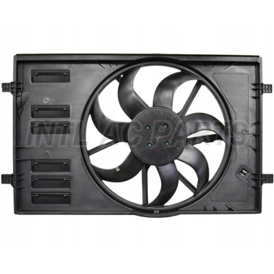 CAR AUTO AC CONDENSER Electronic fan FOR AUDI SEAT SKODA VW 5Q0121203CT 5Q0121205AP 5Q0121207BD