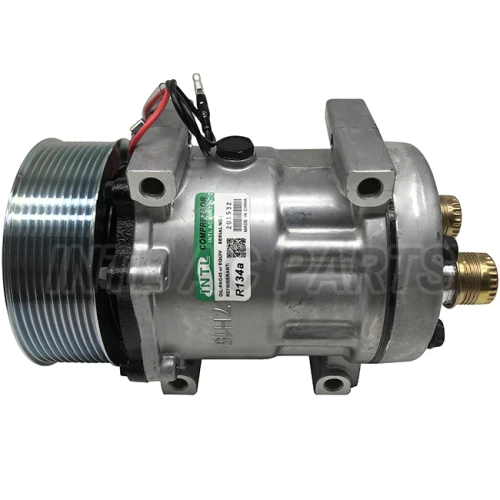 SD7H15 709 PV10 pulley ac compressor SANDEN 7H15 709 Auto a/c compressor SANDEN709 7H15 BRAND NEW