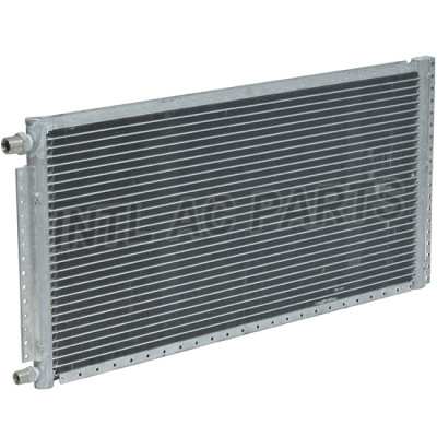 Universal Auto Car ac Condenser CN 12X25(18MM CORE DEPTH)4 RAILS UNPAINTED