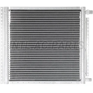 Universal Auto Car ac Condenser CN 14X15(18MM CORE DEPTH)4 RAILS UNPAINTED