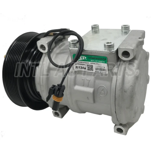 10PA17C-PV8-146mm  A/C Compressor for Industrial John Deere Tractors Agriculture 447170-9490 447100-2381 447170-2400 TY6764 RE69716 AW24173  China manufacturer