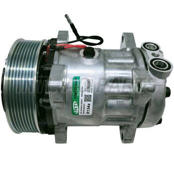 New SD7H15 709 Car ac compressor pump for Ford New Holland F0NN19D629AB F0NN19D629AA 84317764 81866263 PV8 133mm 12v wholesale