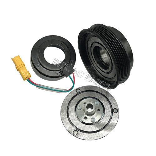 SANDEN 6V12 8200600122 8200651251 8200866437 8200953359 8200953358 air conditioning magnetic clutch pulley for Nissan Renault