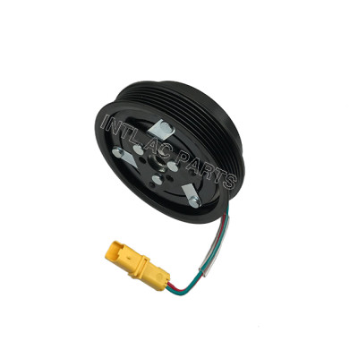 SANDEN 6V12 8200600122 8200651251 8200866437 8200953359 8200953358 air conditioning magnetic clutch pulley for Nissan Renault