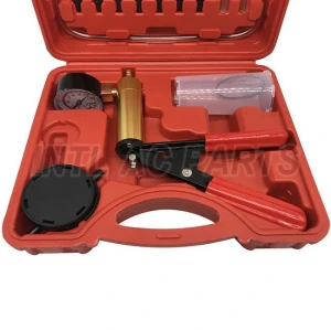 Hand Held Vacuum Pump& Brake Bleeder Kit,Vacuum Tester Set,Car Tools Set