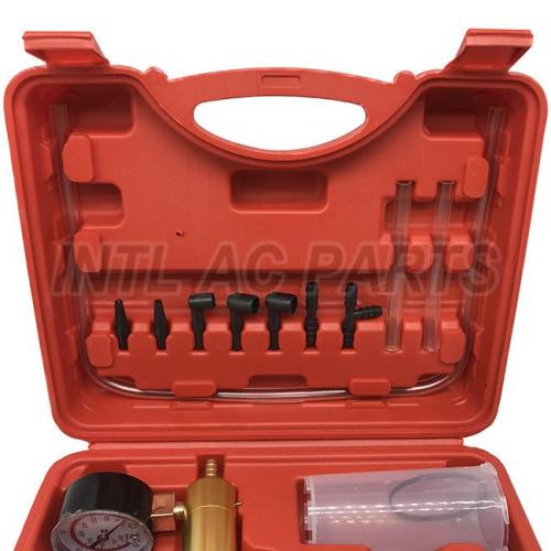 Hand Held Vacuum Pump& Brake Bleeder Kit,Vacuum Tester Set,Car Tools Set