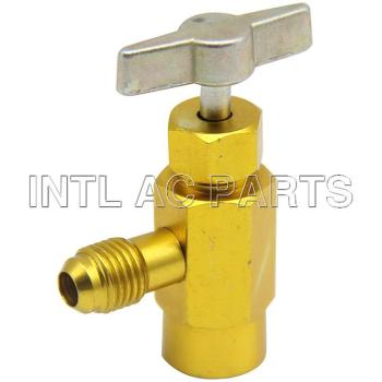R134a Self Sealing Right Hand Threaded Tap R134A Self-Sealing Tank Valve Refrigerant Dispenser Tool Bottle Opener