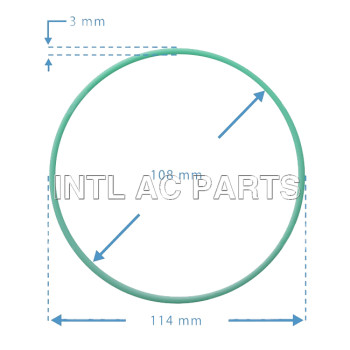 Universal Green O-Ring for OR-0108MG
