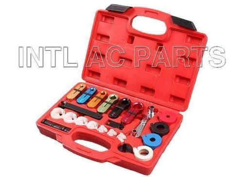 22Pcs Fuel Air Conditioning AC Transmission Line Disconnect Oil Cooler Tool Set Oil Cooler Line Quick Disconnect Tool Kit