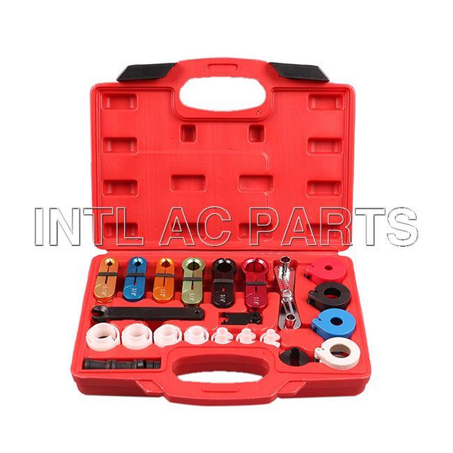 22Pcs Fuel Air Conditioning AC Transmission Line Disconnect Oil Cooler