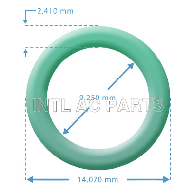 OR-0110G O-Ring Verde Grueso #08 for GM Nihon DKV14C Suction Port Berh Bosch Wing Cell Oil Plug O-Ring for Chrysler