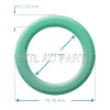 OR-0113G O-Ring Grueso Verde #12 for GM Captive Green HNBR O-Ring 19.18mm X 13.94mm X 2.62mm