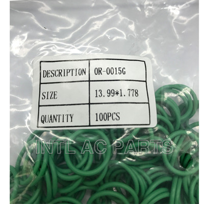 O-Ring #10 (1/2) R134a Verde R134a Green O-Ring #10 (1//2) OR-0015G 17.55mm X 13.99mm X 1.778mm