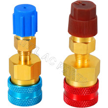 INTL-XG182 R1234YF Quick Coupler R1234yf to R134a Adapter High and Low Side Connector Conversion Kit