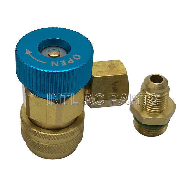 R1234YF Low Side Quick Coupler R1234YF to R134A AC Charging Hose