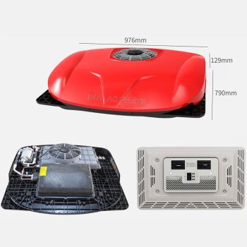INTL-EA105R-1 electric truck heating and cooling car air conditioner RV truck parking air conditioner 12V