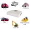 Complete set heating and cooling car air conditioner electric for truck zero fuel consumption White 24V 2100W