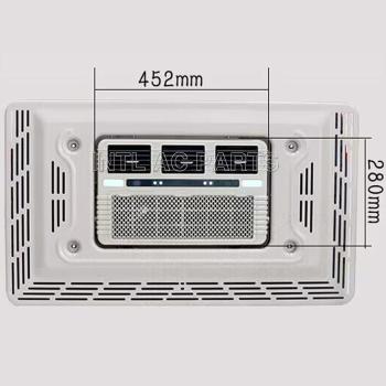 INTL-EA112R-1 Parking air conditioner RV truck parking air conditioner 12V Red Cooling capacity 1800W  945X720X142mm