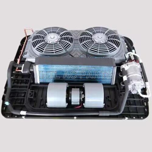 INTL-EA112W-2 Press-type detachable filter RV truck parking air conditioner Brushless Dual Fan 24V 2500W 945X720X142mm White