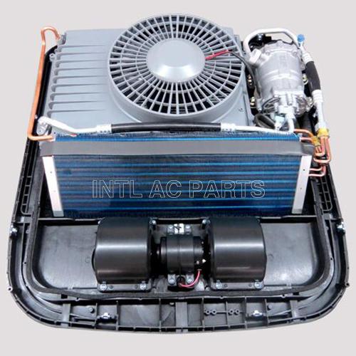 INTL-EA120W-2  White R134a Refrigerant 24V light truck heating and cooling car air conditioner 738X705X140mm
