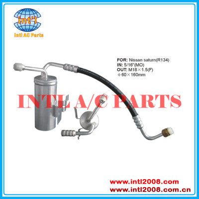 Car R134 Receiver Drier Dryer for 1994-2002 Saturn SC1 SL SC2 SW1 SW2 TEM208523