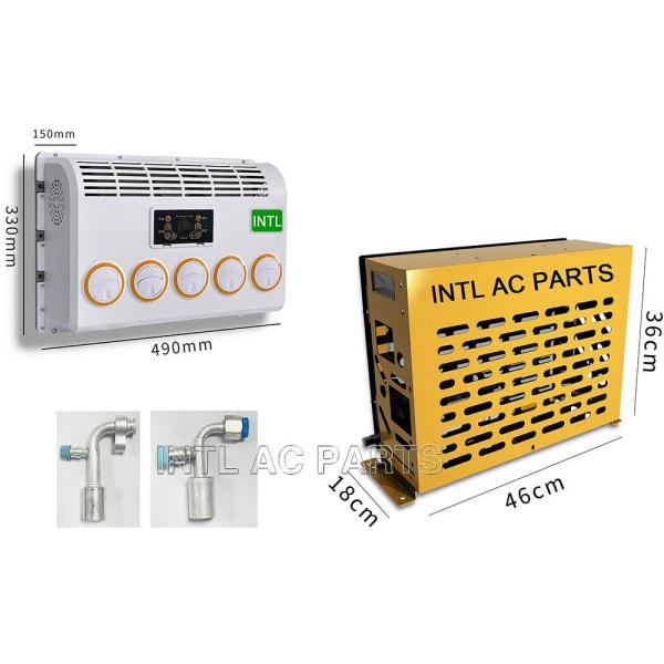 INTL-EA015-2 Electric air conditioner Horizontal engineering split parking air conditioner assembly