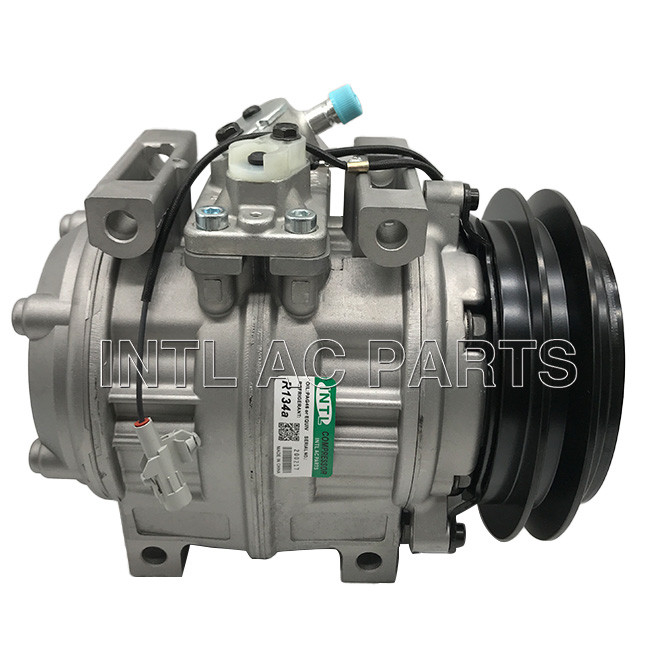 10P30C Universal AUTO AC Compressor Compatible For TO-YOTA COASTER BUS ...