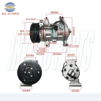 INTL-XZC1042R Auto Air Conditioning System Conditioner AC Compressor