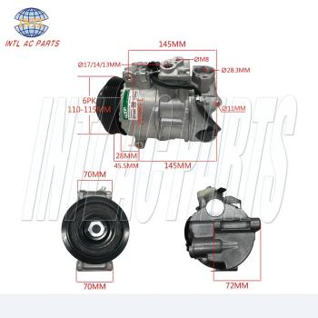 32304811 22308411 22304511 0022308411 0022304411 A/C Compressor For Mercedes W204 S204 C204 C180 C200 C250 W212