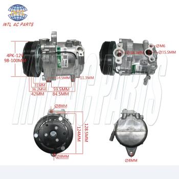 9520058J40 9520158J40 9520058J41 276304A01B New AC Compressor For SUZUKI WAGON