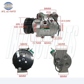 38810PCX006 10347630 57884 5512155 7512155 C1393 New Car Air Conditioning Ac Compressor For Honda CIVIC S2000
