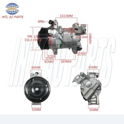 CO 11550Z 388106B2A01 389006B2A01 389246B2A01 141590NC AC Compressor For Honda 2018 Accord