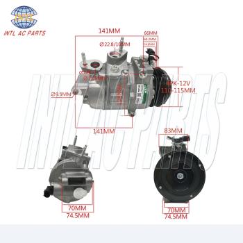 DS7H19D629C DS7Z19703B JG9Z19703A JS7Z19703A AC Compressor for Ford Mondeo 2.0 Fusion 13-15