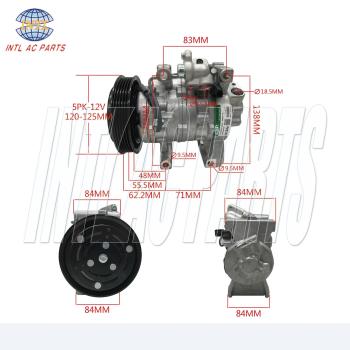 BC4472802620 XI447610-8442 XI447280-2840 Auto Air Conditioning Compressor For Honda City