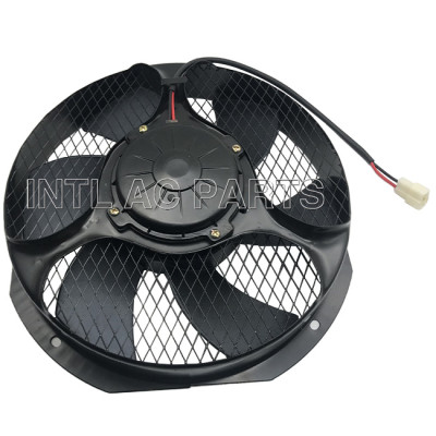 Condenser Electric Cooling Fan, Air Conditioner Cooling Fan Compact Low Noise Stable Performance
