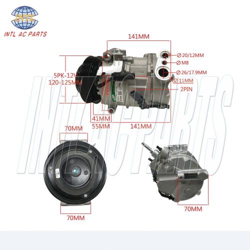 7SBH17C  ac compressor Chevrolet Equinox GMC Terrain 2020779 6512943 22798745