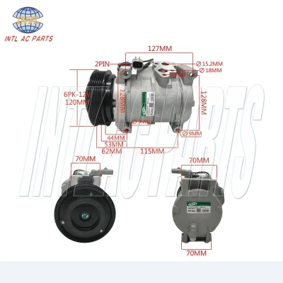 Denso 10S17C auto air conditioning compressor China supply for JEEP LIBERTY LIMITED 2.8L 05-06 447220-3975 55037467AB 55037467AA 55037467AD