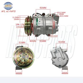 Valeo DKS-17CH auto ac compressor Nissan NP 300 NP300 2.5 dCi 2008-