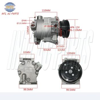 Denso SC08C auto ac compressor Iveco Daily 2.8 50C15 35S13 65C15 Renault Mascott