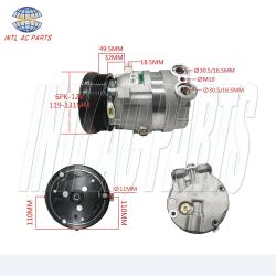 V5 Car Ac Compressor For Opel Astra Modelo Antigo 1131909 1854031 1854008