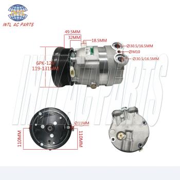 V5 Car Ac Compressor For Opel Astra Modelo Antigo 1131909 1854031 1854008